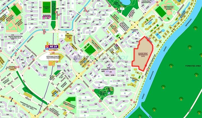 Riverfront Residences Location