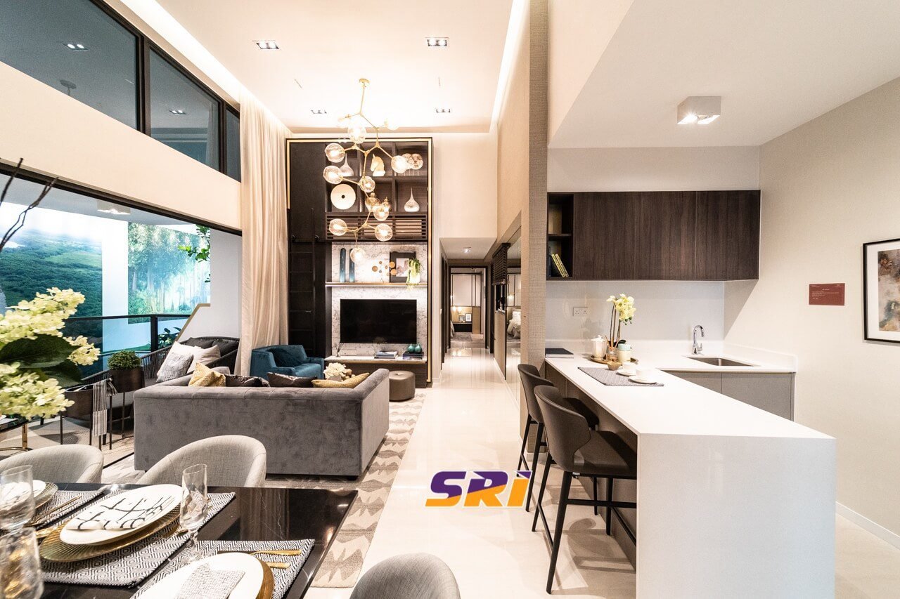 Riverfront Residences Showflat Dining Hall