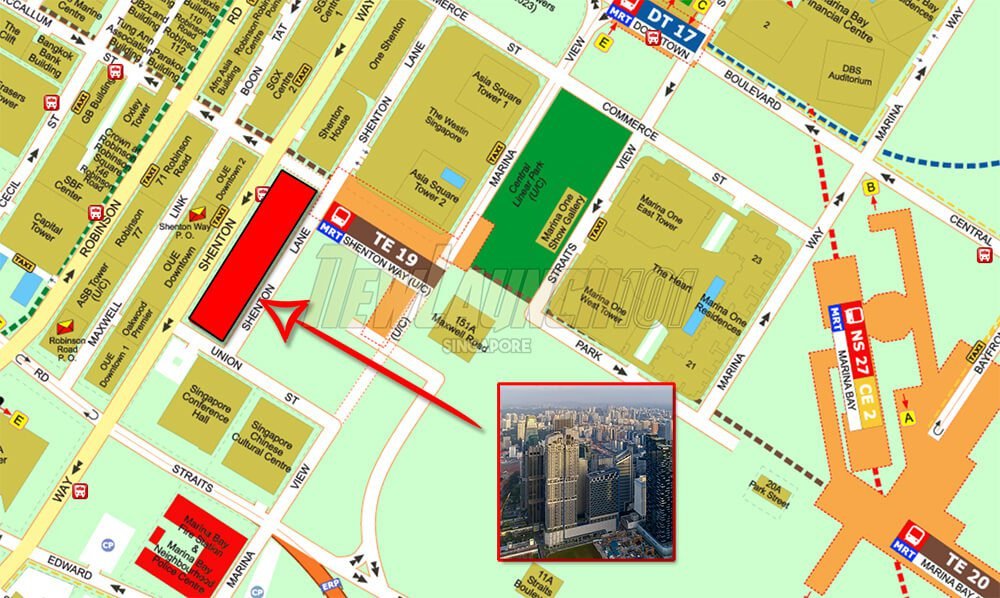 V on Shenton Location