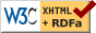 Valid XHTML + RDFa